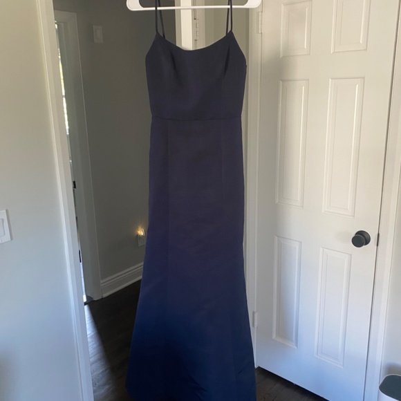 AmSale Navy Bridesmaid dress - Picture 2 of 3